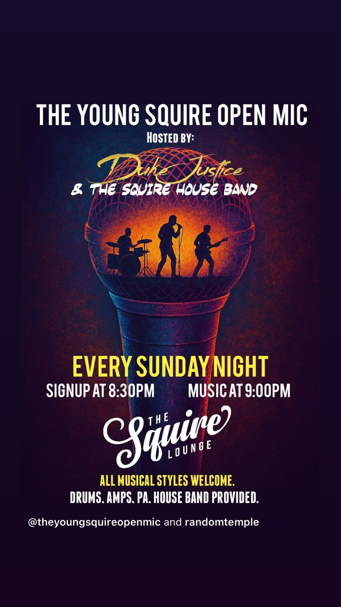 The Young Squire - Open Mic