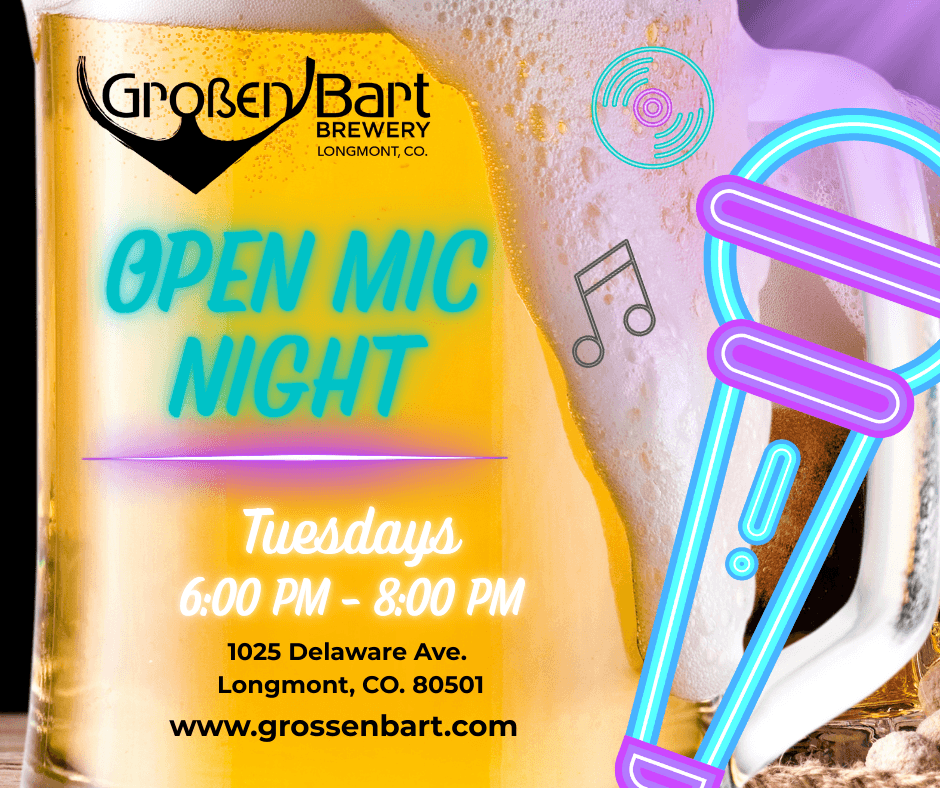 Grossen Bart Brewery - Open Mic