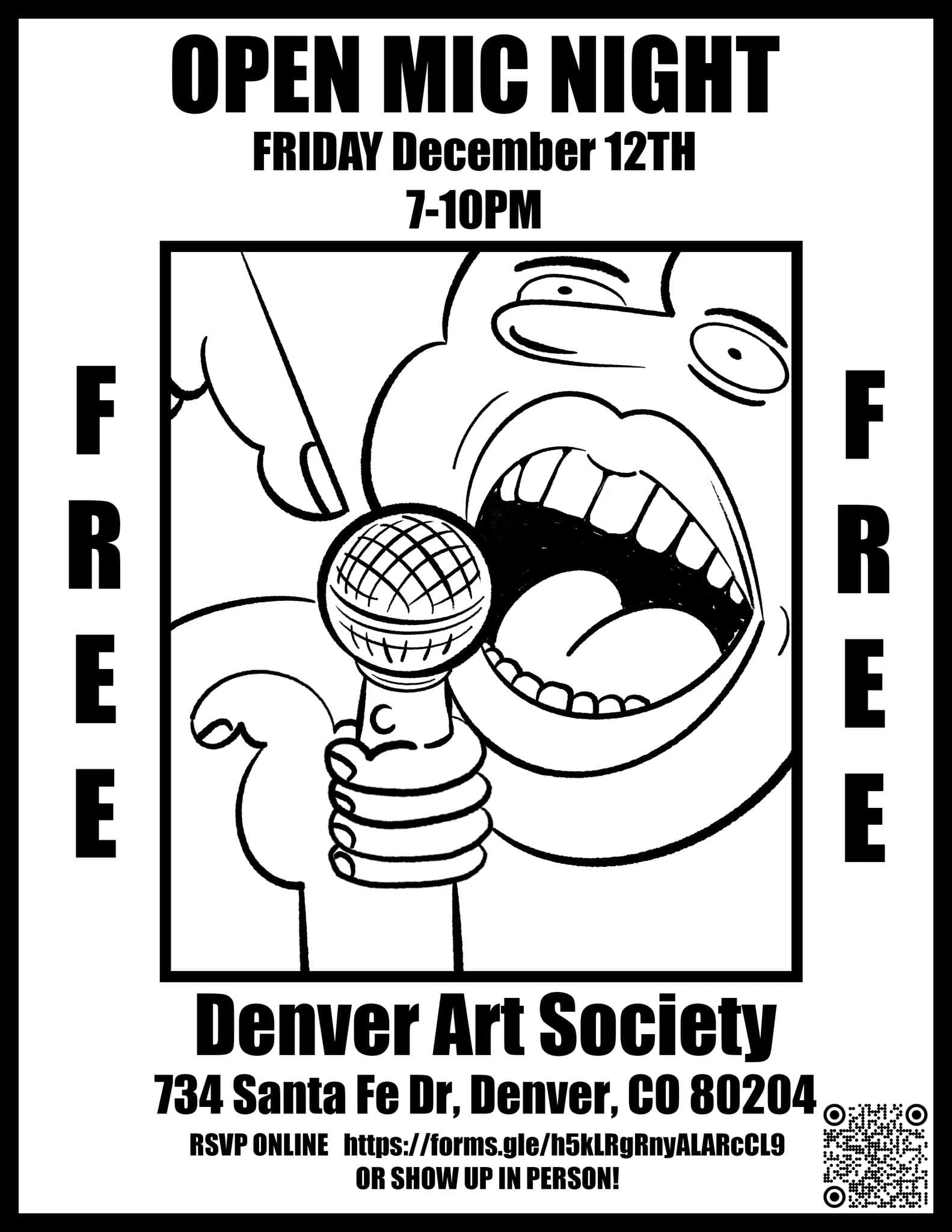 Denver Art Society - Open Mic