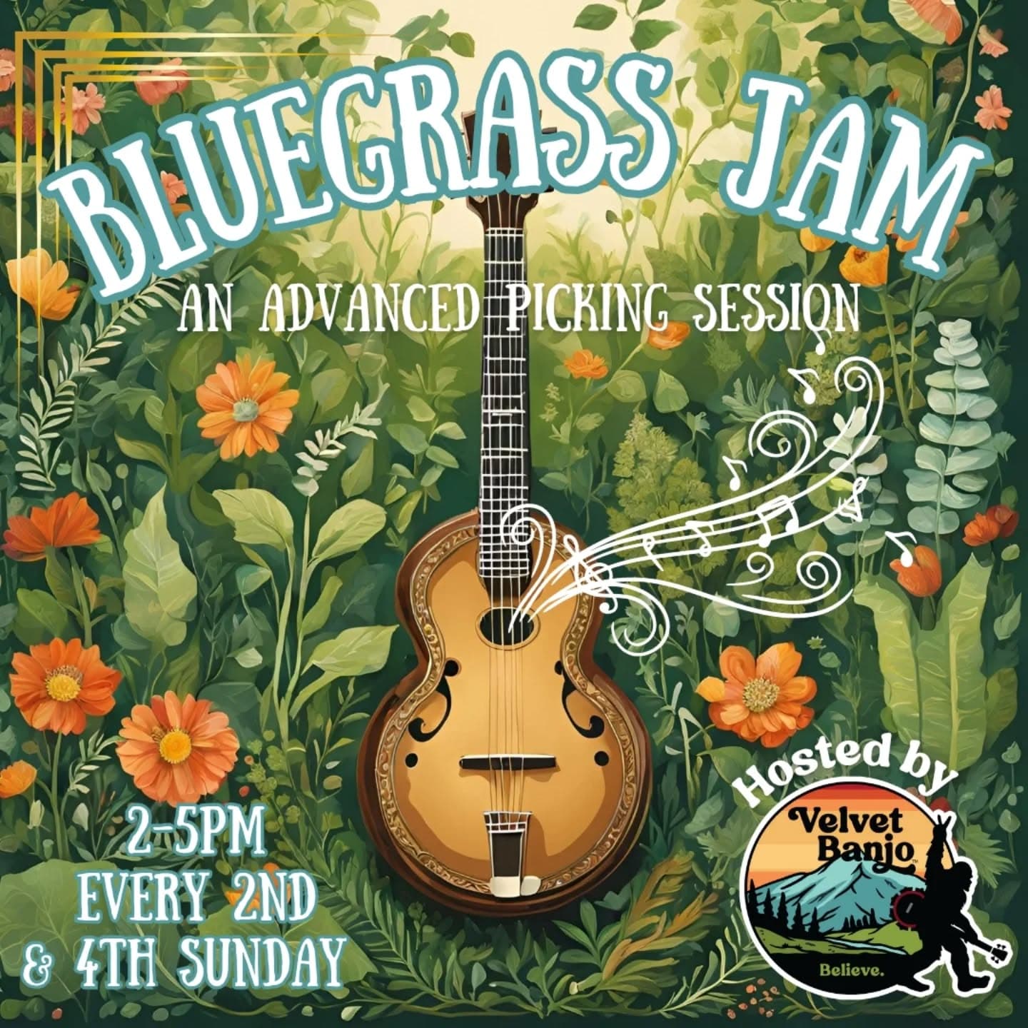 The Velvet Banjo - Advanced Bluegrass Jam