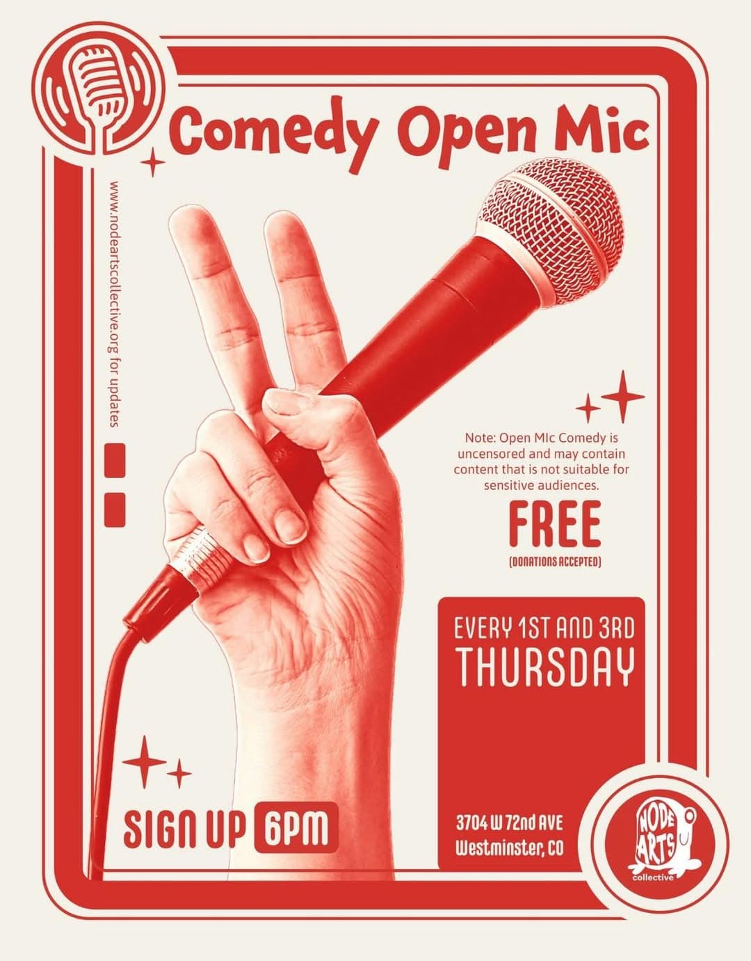 Node Arts - Comedy Open Mic