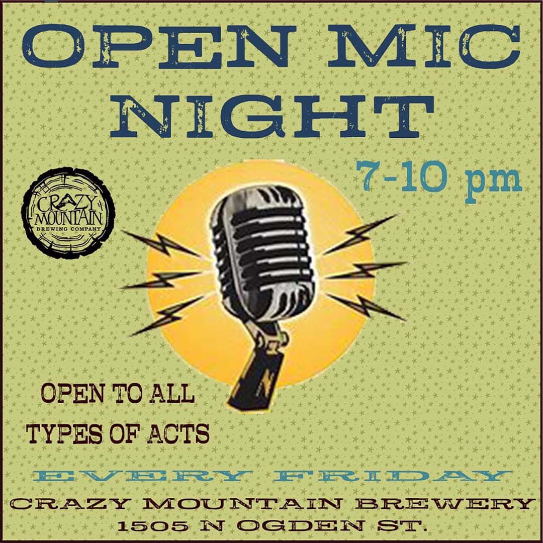 Crazy Mountain Brewery - Open Mic