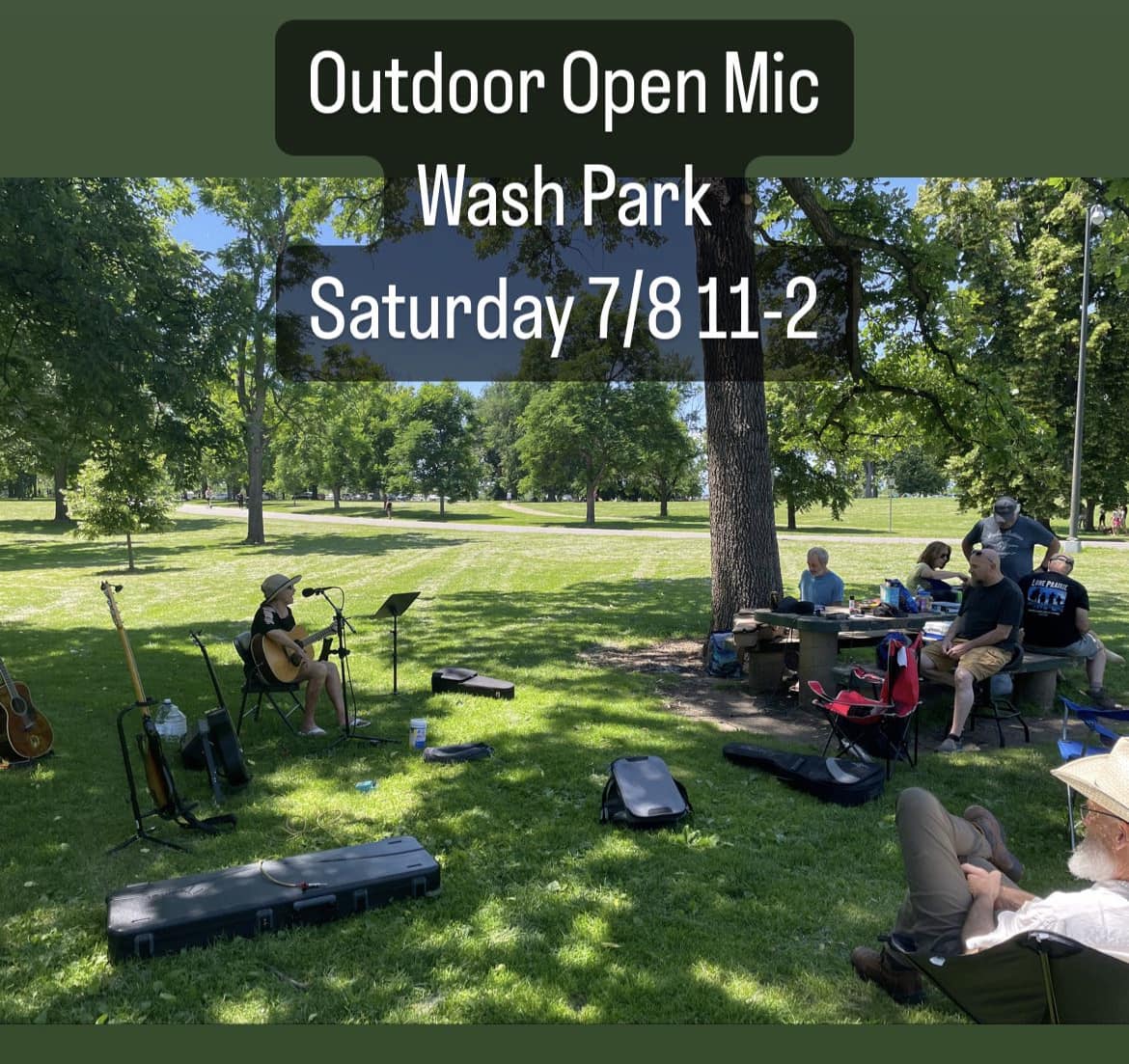 Group Busking at Wash Park 7-8-25
